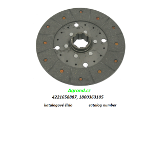 Kotouč spojky 250S - Lamela spojky 038/10 4221658887 Fortschritt E 303