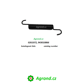 Pružina brzdové čelisti 943010866 Baukema Grejdr SHM4-120