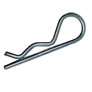 Závlačka pružinová ∅ 5,0 x 85 x 24 mm, 2 ks, pozinkovaná