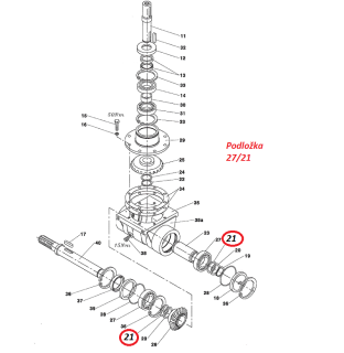 Podložka 27/021 09220901 RA-80,RA-100