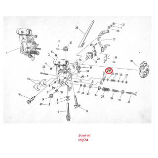Zavírač 09/24 (Fortschritt K 454)