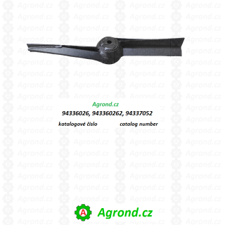 Rozmetací lopatka levá 14/20 943360262 RU-5