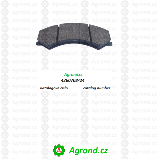 Brzdová destička 145/08 4260708424 Fortschritt MDW 524