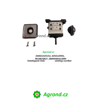 Vačkový spínač 4 polohový 16A 087/32.1 4254124931 Fortschritt E 517