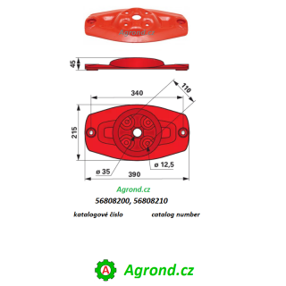 Žací disk 56808200 Kuhn