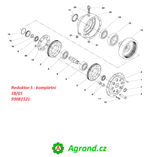 Reduktor S 18/01 93082121 RA-80, RA-100