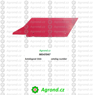 Kryt pravý komplet 08/04 98547047 ŽTR-166
