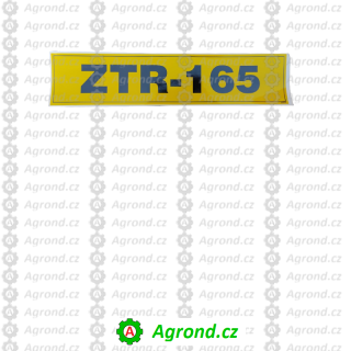 Název ŽTR-165 M 16/22 18700208, 0300773 ŽTR-165
