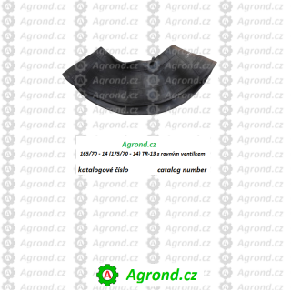 165/70 - 14 (175/70 - 14) TR-13 s rovným ventilkem