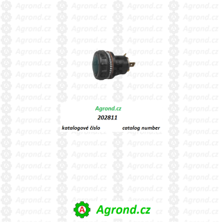 Kontrolní svítilna zelená 9089/21 202811 Malotraktor TZ-4K-14