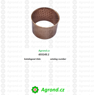 Bronzové pouzdro 40x42,5x40 mm 655143.1 Claas