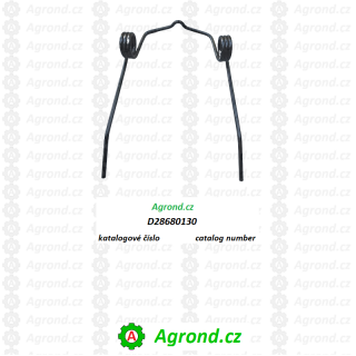 Prst přihaněče široký D28680130 Massey Ferguson