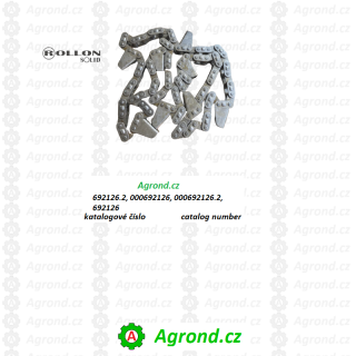 Stahovací řetěz kukuřičný 80 článků ROLLON-SOLID 692126.2