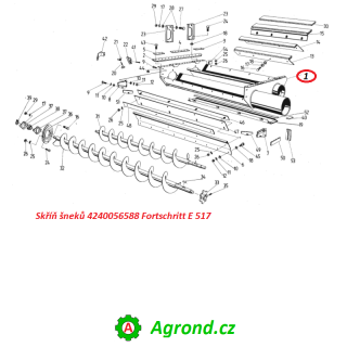 Skříň šneků 036/01 4240056588 Fortschritt E 517