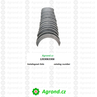 Sada ložisek klikové hřídele R2 0,50 1203063306 Motor 8VD 14,5/12 5 1 SVW