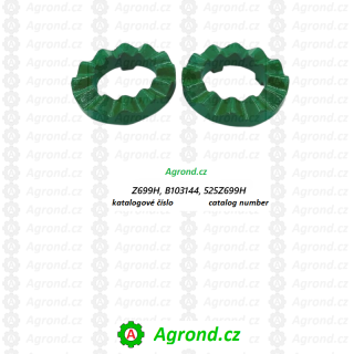 Přetěžovací spojka 85x53 mm Z699H vhodné pro John Deere