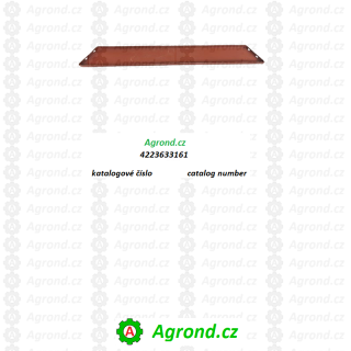 Postranní plech krátký 008/13 4223633161 Fortschritt E 517