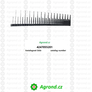 Hřeblo stupňovitého dna 045/02 4247055201 Fortschritt E 517