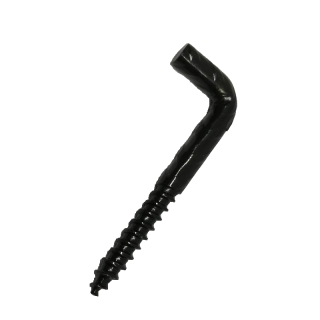 Skoba s vrutem ∅ 5,2 x 50 mm, 6 ks, černěná